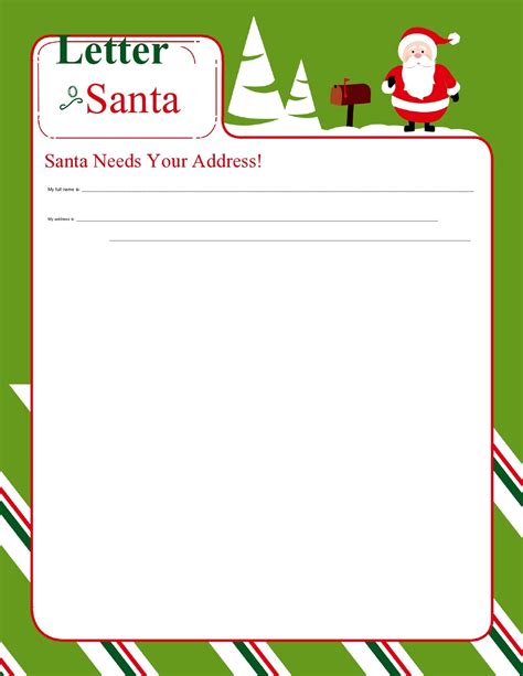 christmas letter template|Free Printable Christmas Letter Templates [PDF] from .